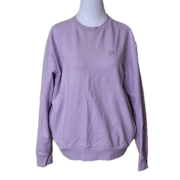 Fila Tops - Fila Womens Midweight French Terry Crewneck Long Sleeve Sweatshirt SIZE L LILAC